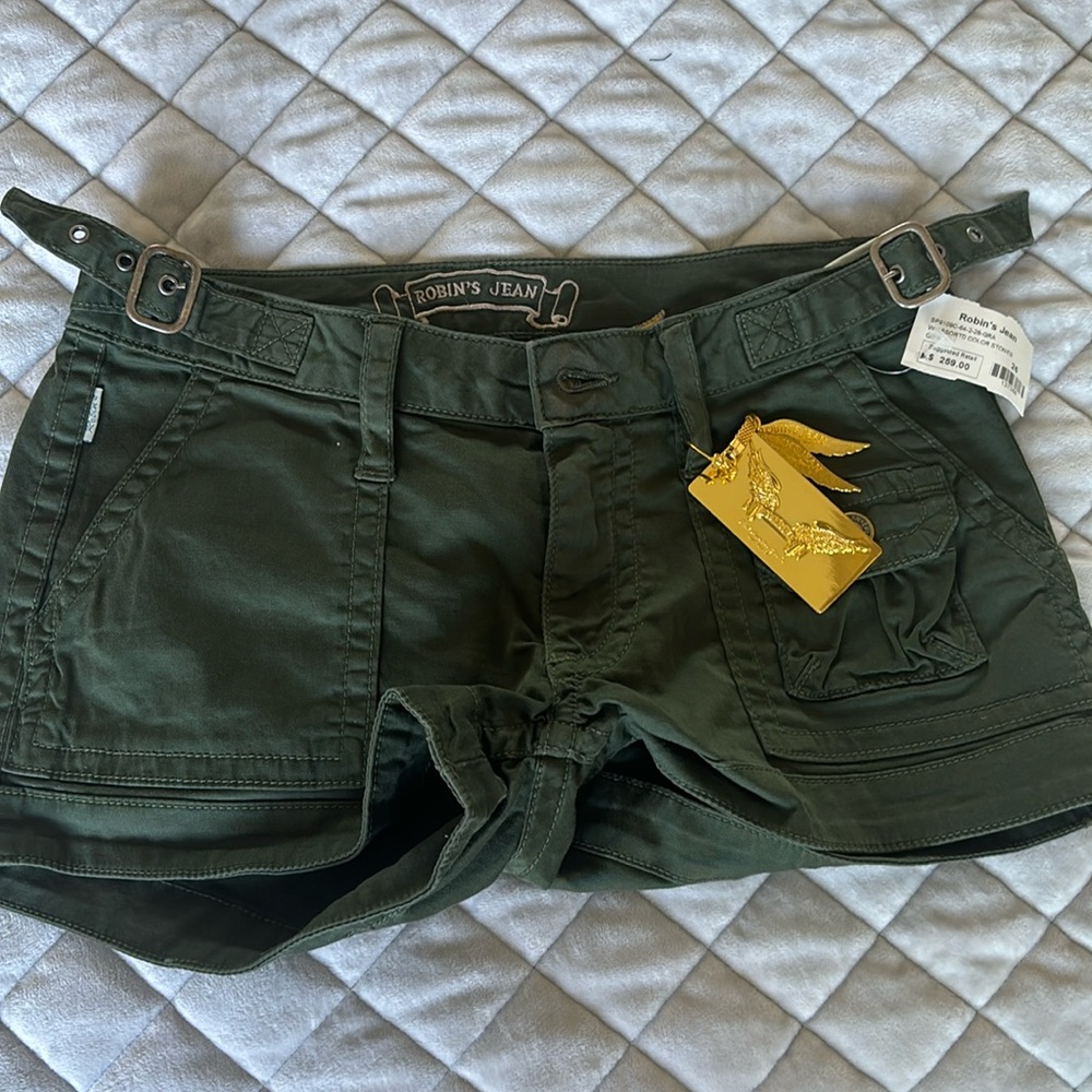 Robin Jean shorts dark green size 26